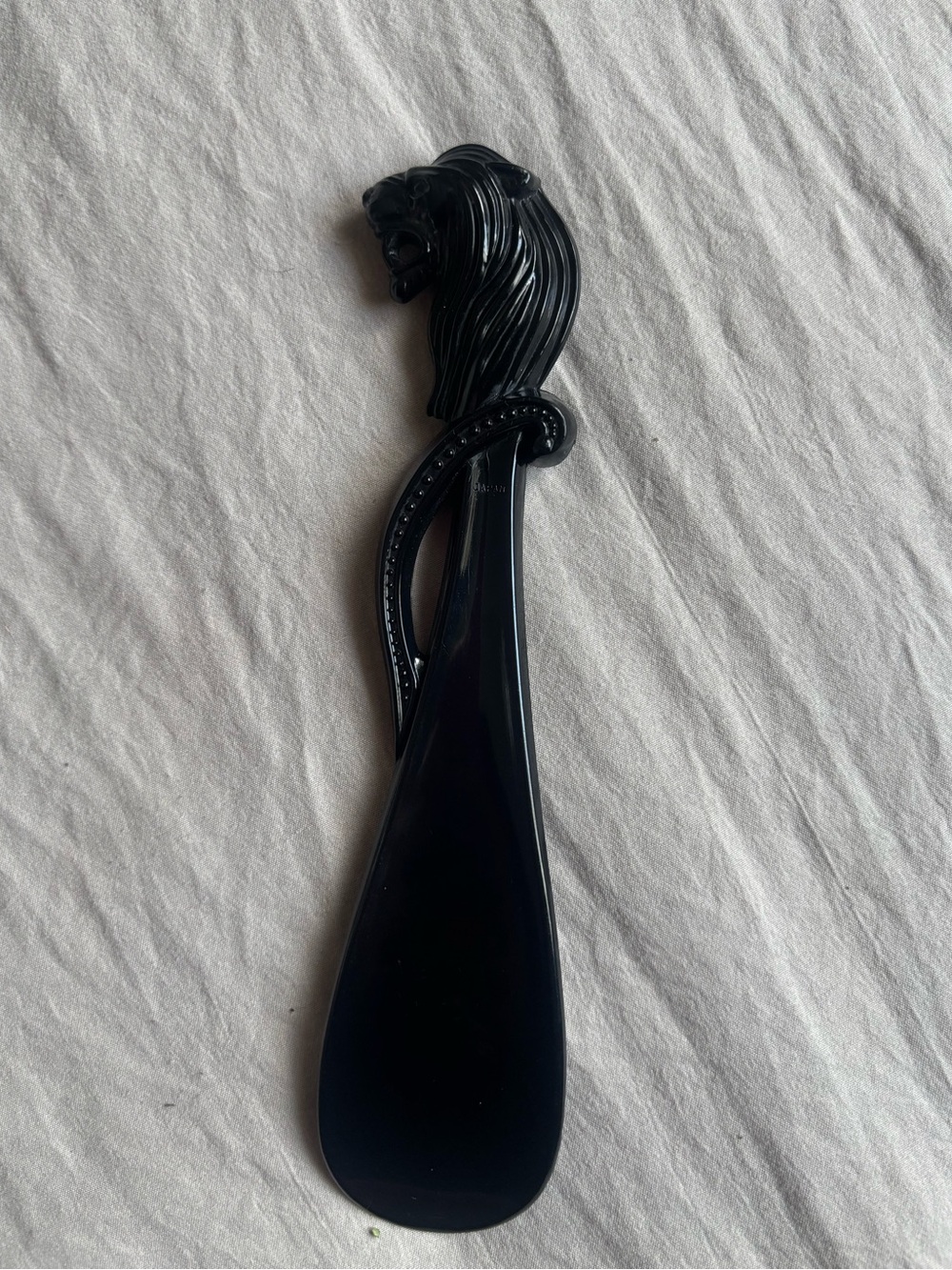 Black Lion-Handle Shoe Horn